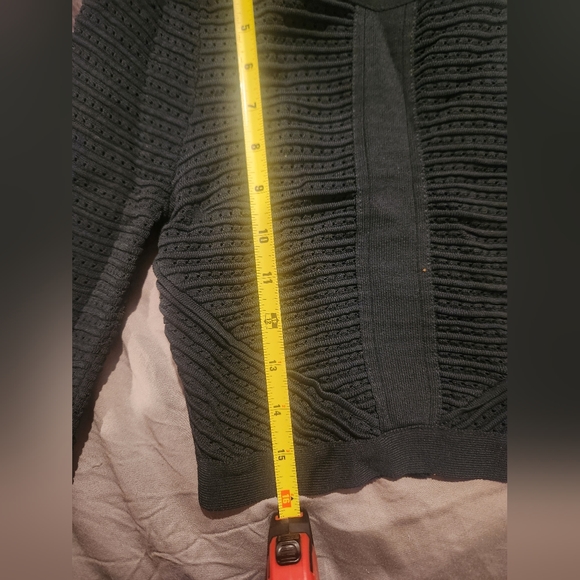 bebe size XS zippered green top - Picture 5 of 6